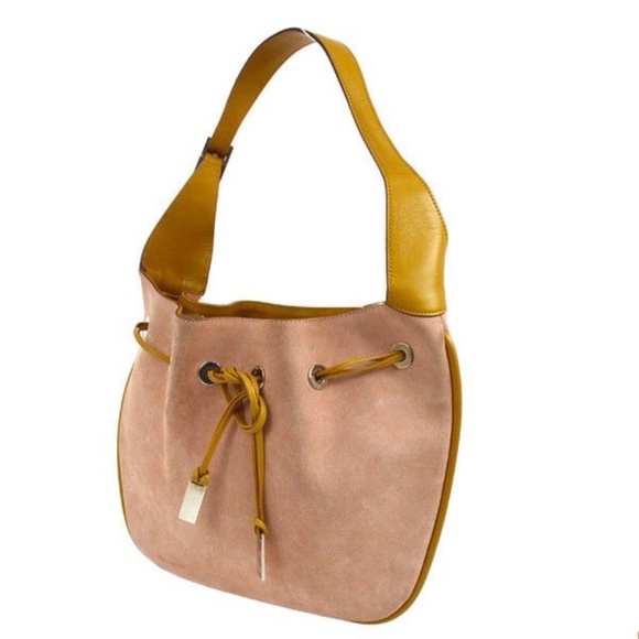 Gucci Handbags - Authentic Gucci Suede Pink Purse**